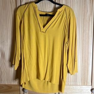 V-neck long Sleeve Top